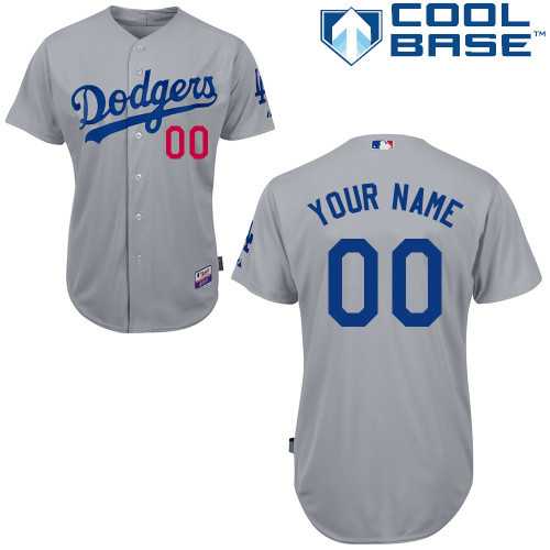 Customized Los Angeles Dodgers Stitched Home Gray Cool Base Baseball Jersey,We sell and wholesale Customized Los Angeles Dodgers Stitched Home Gray Cool Base Baseball Jersey on line form chian!