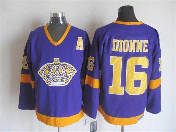 Los Angeles Kings #16 Marcel Dionne Purple-Yellow CCM Throwback Jerseys,We sell and wholesale Los Angeles Kings #16 Marcel Dionne Purple-Yellow CCM Throwback Jerseys on line form chian!