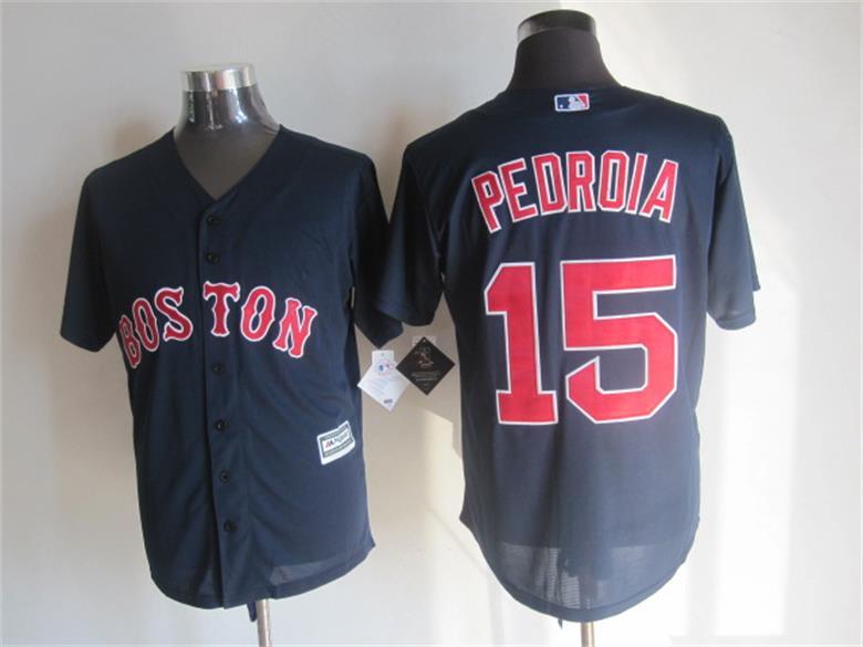 Majestic Boston Red Sox #15 Dustin Pedroia Dark Blue MLB Stitched Jerseys,We sell and wholesale Majestic Boston Red Sox #15 Dustin Pedroia Dark Blue MLB Stitched Jerseys on line form chian!