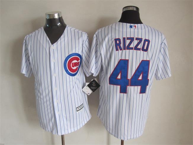 Majestic Chicago Cubs #44 Anthony Rizzo White Pinstripe MLB Stitched Jerseys,We sell and wholesale Majestic Chicago Cubs #44 Anthony Rizzo White Pinstripe MLB Stitched Jerseys on line form chian!