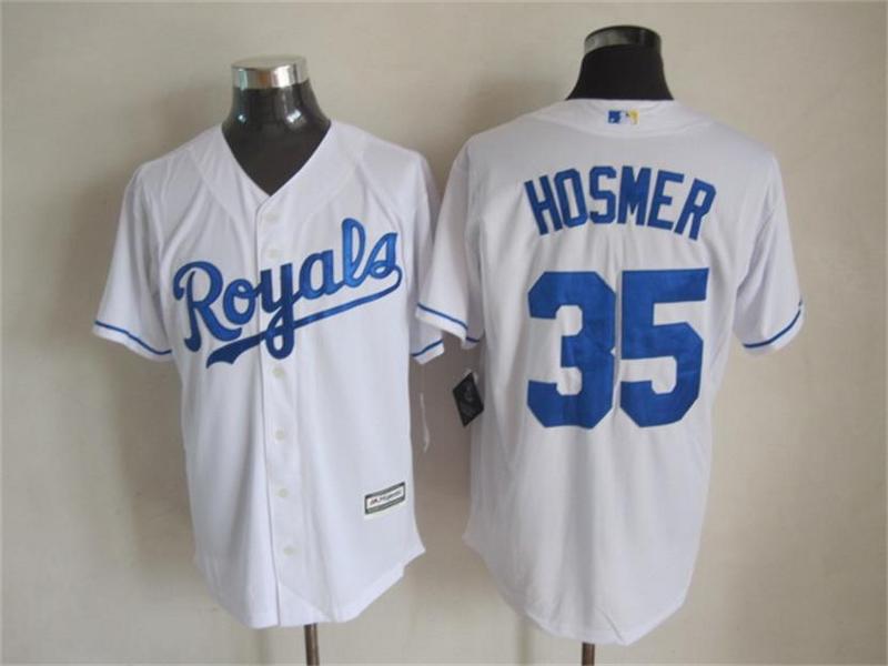 Majestic Kansas City Royals #35 Eric Hosmer White MLB Stitched Jerseys,We sell and wholesale Majestic Kansas City Royals #35 Eric Hosmer White MLB Stitched Jerseys on line form chian!