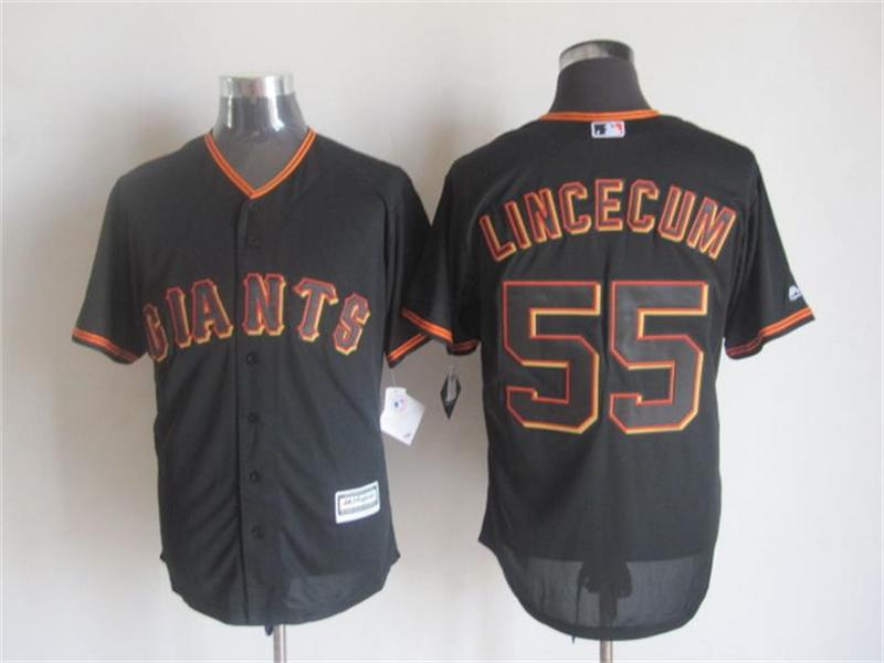 Majestic San Francisco Giants #55 Tim Lincecum Black MLB Stitched Jerseys,We sell and wholesale Majestic San Francisco Giants #55 Tim Lincecum Black MLB Stitched Jerseys on line form chian!