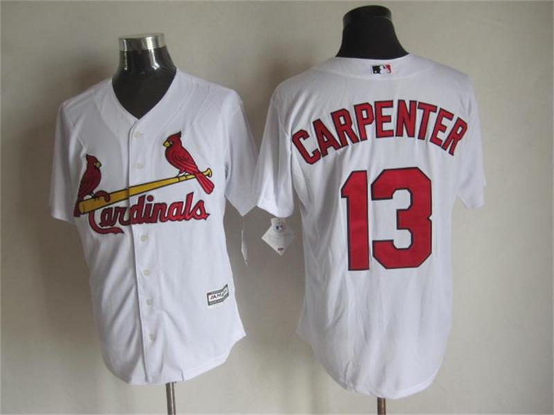 Majestic St. Louis Cardinals #13 Matt Carpenter White MLB Stitched Jerseys,We sell and wholesale Majestic St. Louis Cardinals #13 Matt Carpenter White MLB Stitched Jerseys on line form chian!