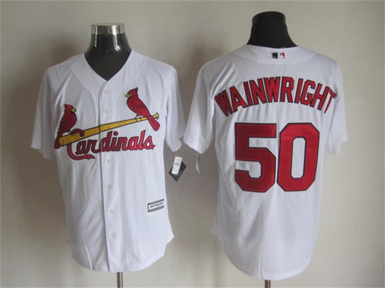 Majestic St. Louis Cardinals #50 Adam Wainwright White MLB Stitched Jerseys,We sell and wholesale Majestic St. Louis Cardinals #50 Adam Wainwright White MLB Stitched Jerseys on line form chian!