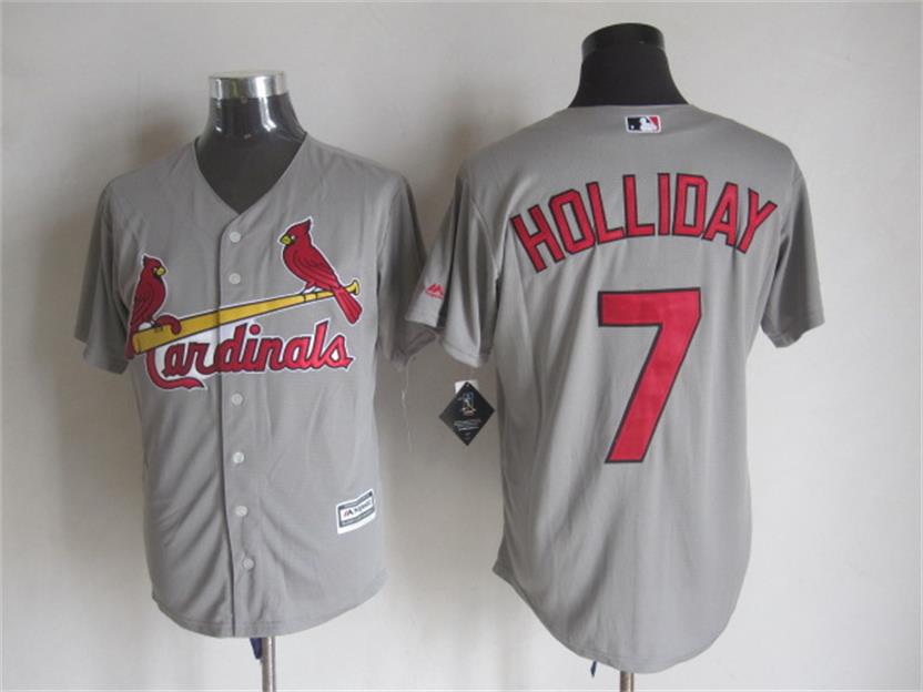 Majestic St. Louis Cardinals #7 Matt Holliday Gray MLB Stitched Jerseys,We sell and wholesale Majestic St. Louis Cardinals #7 Matt Holliday Gray MLB Stitched Jerseys on line form chian!