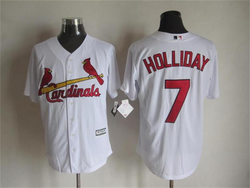 Majestic St. Louis Cardinals #7 Matt Holliday White MLB Stitched Jerseys,We sell and wholesale Majestic St. Louis Cardinals #7 Matt Holliday White MLB Stitched Jerseys on line form chian!