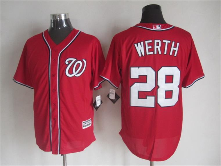 Majestic Washington Nationals #28 Werth Red MLB Stitched Jerseys,We sell and wholesale Majestic Washington Nationals #28 Werth Red MLB Stitched Jerseys on line form chian!