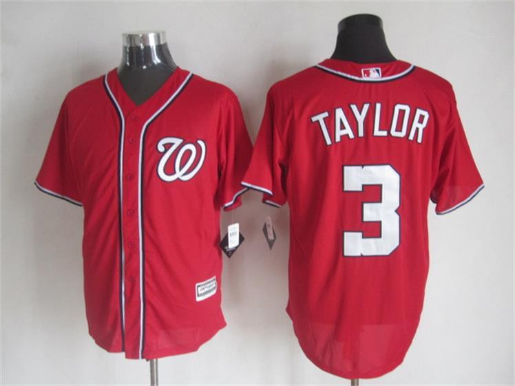 Majestic Washington Nationals #3 Taylor Red MLB Stitched Jerseys,We sell and wholesale Majestic Washington Nationals #3 Taylor Red MLB Stitched Jerseys on line form chian!