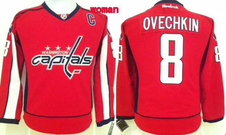 Womens Washington Capitals #8 Alex Ovechkin Red Jerseys,We sell and wholesale Womens Washington Capitals #8 Alex Ovechkin Red Jerseys on line form chian!