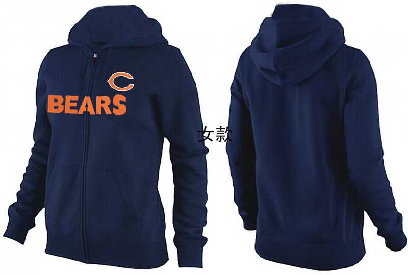 Womens Chicago Bears Team Logo 2015 Full Zip Hoodie-11,We sell and wholesale Womens Chicago Bears Team Logo 2015 Full Zip Hoodie-11 on line form chian!