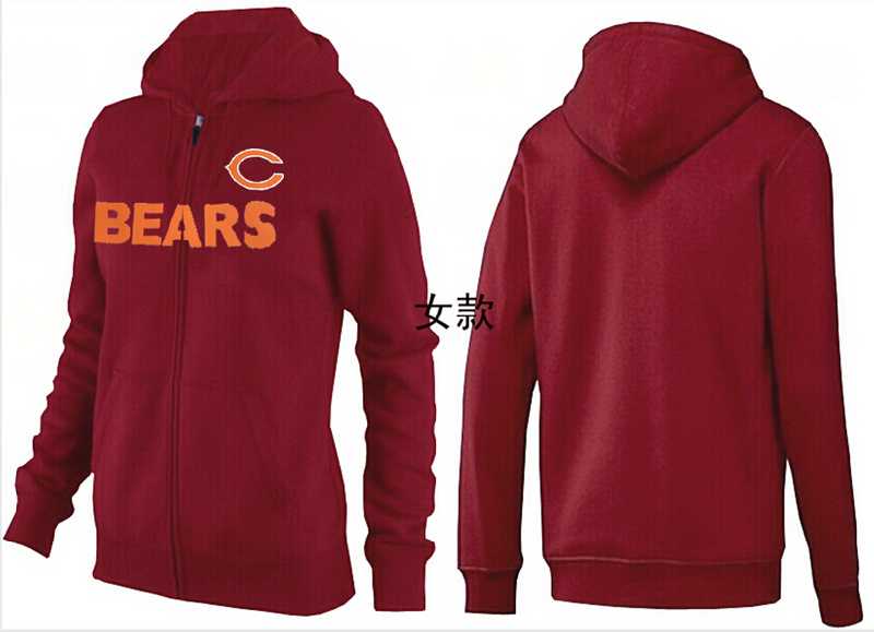 Womens Chicago Bears Team Logo 2015 Full Zip Hoodie-14,We sell and wholesale Womens Chicago Bears Team Logo 2015 Full Zip Hoodie-14 on line form chian!