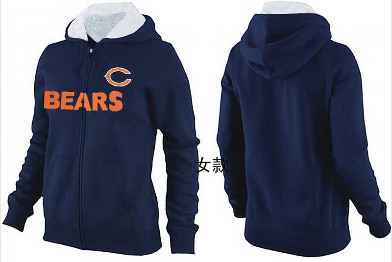 Womens Chicago Bears Team Logo 2015 Full Zip Hoodie-16,We sell and wholesale Womens Chicago Bears Team Logo 2015 Full Zip Hoodie-16 on line form chian!