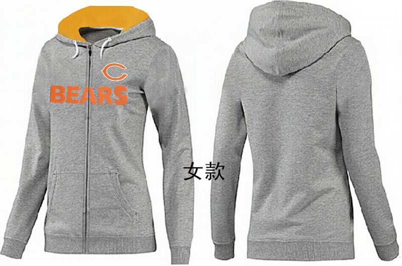 Womens Chicago Bears Team Logo 2015 Full Zip Hoodie-18,We sell and wholesale Womens Chicago Bears Team Logo 2015 Full Zip Hoodie-18 on line form chian!