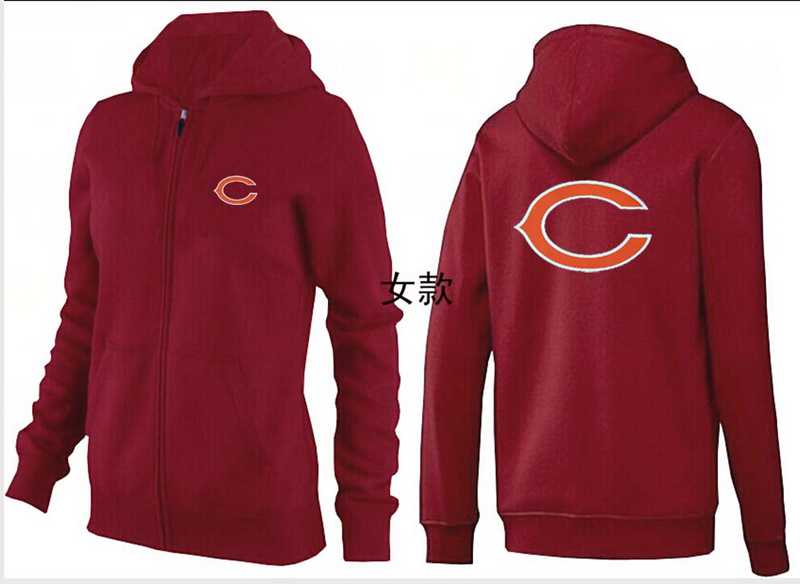 Womens Chicago Bears Team Logo 2015 Full Zip Hoodie-31,We sell and wholesale Womens Chicago Bears Team Logo 2015 Full Zip Hoodie-31 on line form chian!