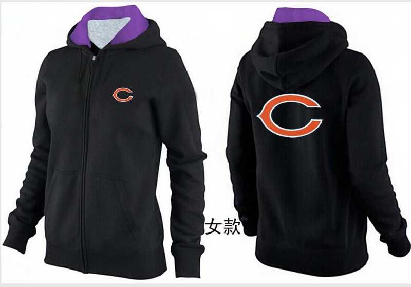 Womens Chicago Bears Team Logo 2015 Full Zip Hoodie-37,We sell and wholesale Womens Chicago Bears Team Logo 2015 Full Zip Hoodie-37 on line form chian!