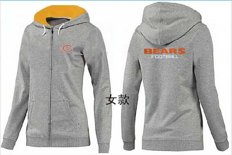 Womens Chicago Bears Team Logo 2015 Full Zip Hoodie-44,We sell and wholesale Womens Chicago Bears Team Logo 2015 Full Zip Hoodie-44 on line form chian!
