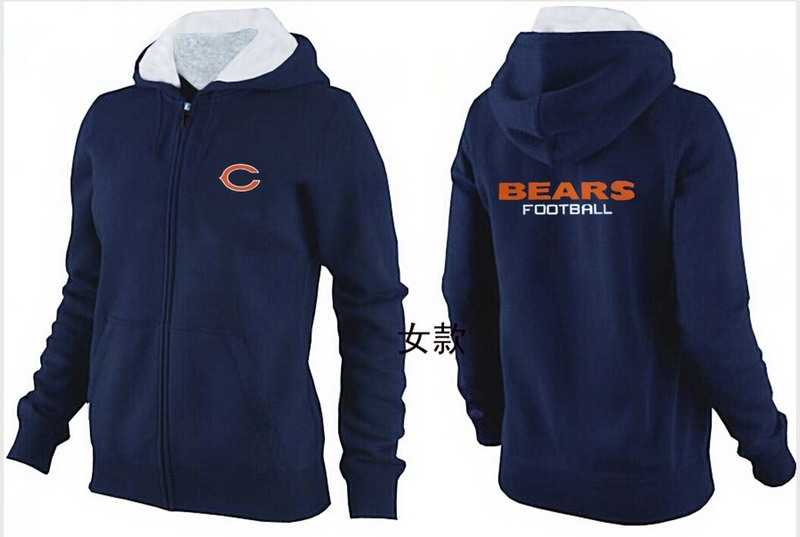 Womens Chicago Bears Team Logo 2015 Full Zip Hoodie-46,We sell and wholesale Womens Chicago Bears Team Logo 2015 Full Zip Hoodie-46 on line form chian!