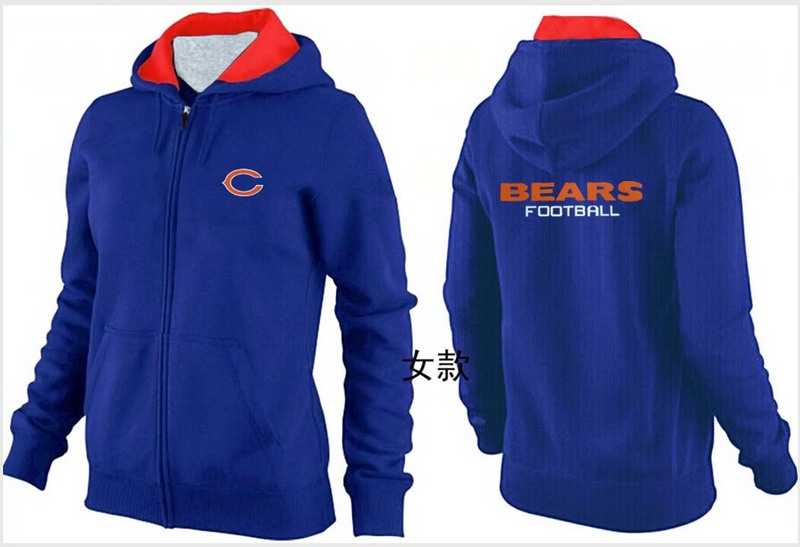 Womens Chicago Bears Team Logo 2015 Full Zip Hoodie-53,We sell and wholesale Womens Chicago Bears Team Logo 2015 Full Zip Hoodie-53 on line form chian!
