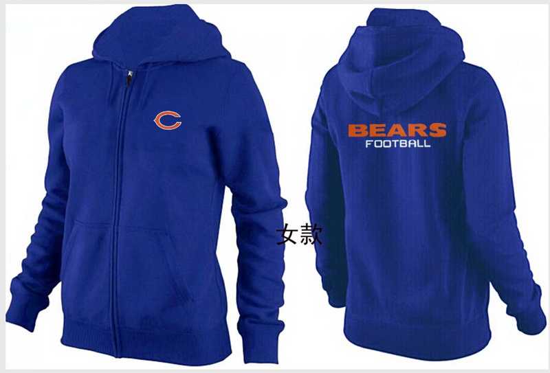 Womens Chicago Bears Team Logo 2015 Full Zip Hoodie-60,We sell and wholesale Womens Chicago Bears Team Logo 2015 Full Zip Hoodie-60 on line form chian!
