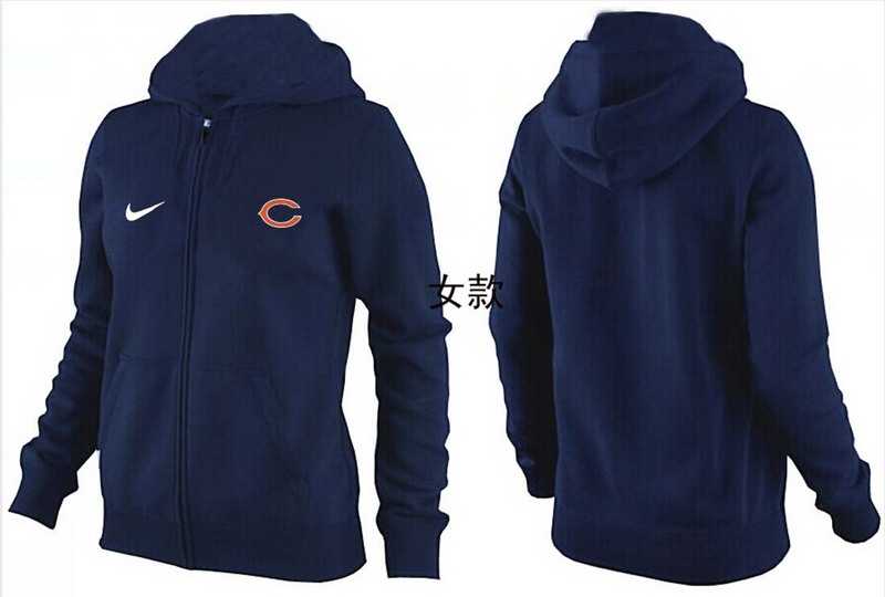 Womens Chicago Bears Team Logo 2015 Full Zip Hoodie-70,We sell and wholesale Womens Chicago Bears Team Logo 2015 Full Zip Hoodie-70 on line form chian!