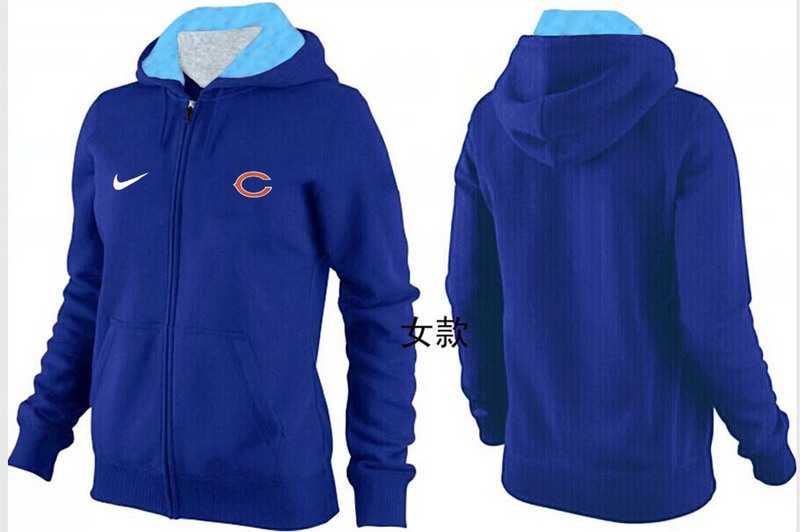 Womens Chicago Bears Team Logo 2015 Full Zip Hoodie-74,We sell and wholesale Womens Chicago Bears Team Logo 2015 Full Zip Hoodie-74 on line form chian!