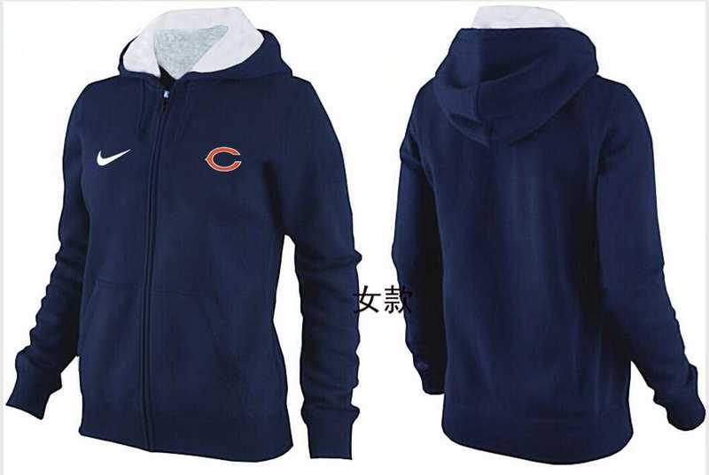 Womens Chicago Bears Team Logo 2015 Full Zip Hoodie-75,We sell and wholesale Womens Chicago Bears Team Logo 2015 Full Zip Hoodie-75 on line form chian!