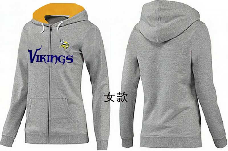 Womens Minnesota Vikings Team Logo 2015 Full Zip Hoodie-18,We sell and wholesale Womens Minnesota Vikings Team Logo 2015 Full Zip Hoodie-18 on line form chian!
