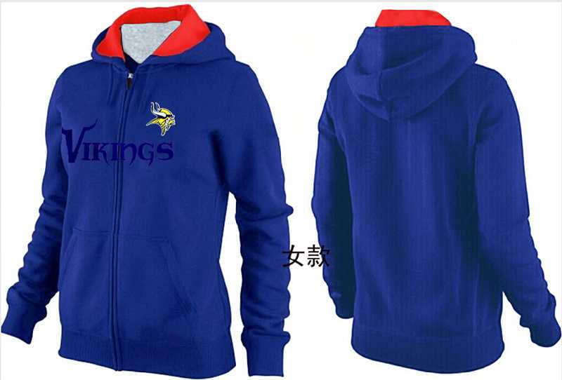 Womens Minnesota Vikings Team Logo 2015 Full Zip Hoodie-25,We sell and wholesale Womens Minnesota Vikings Team Logo 2015 Full Zip Hoodie-25 on line form chian!