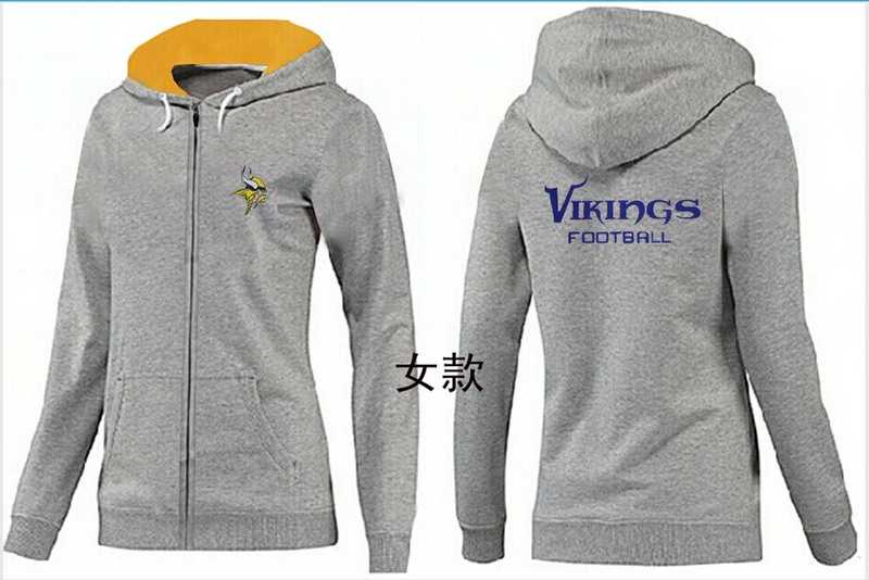Womens Minnesota Vikings Team Logo 2015 Full Zip Hoodie-44,We sell and wholesale Womens Minnesota Vikings Team Logo 2015 Full Zip Hoodie-44 on line form chian!