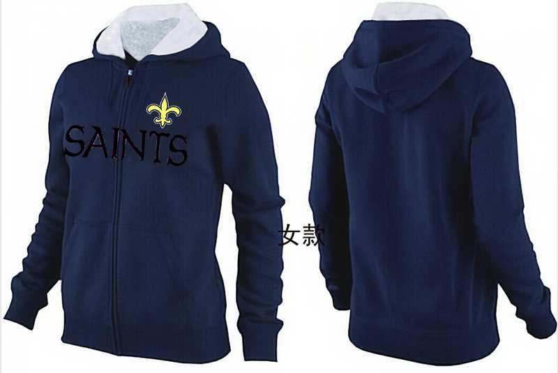 Womens New Orleans Saints Team Logo 2015 Full Zip Hoodie-16,We sell and wholesale Womens New Orleans Saints Team Logo 2015 Full Zip Hoodie-16 on line form chian!