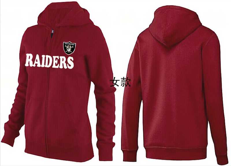 Womens Oakland Raiders Team Logo 2015 Full Zip Hoodie-14,We sell and wholesale Womens Oakland Raiders Team Logo 2015 Full Zip Hoodie-14 on line form chian!