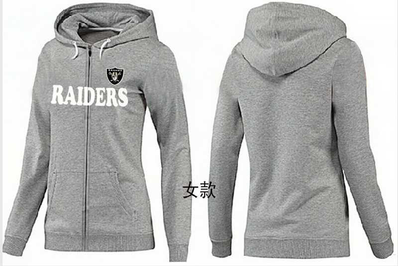Womens Oakland Raiders Team Logo 2015 Full Zip Hoodie-17,We sell and wholesale Womens Oakland Raiders Team Logo 2015 Full Zip Hoodie-17 on line form chian!