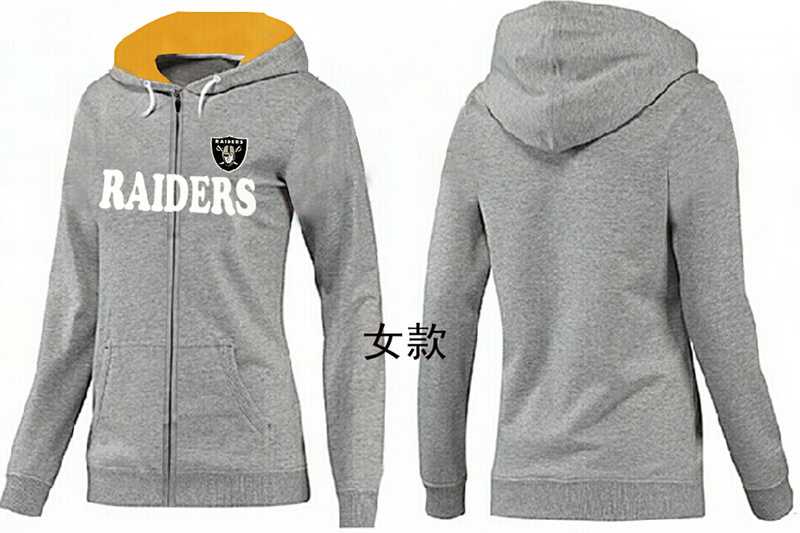 Womens Oakland Raiders Team Logo 2015 Full Zip Hoodie-18,We sell and wholesale Womens Oakland Raiders Team Logo 2015 Full Zip Hoodie-18 on line form chian!