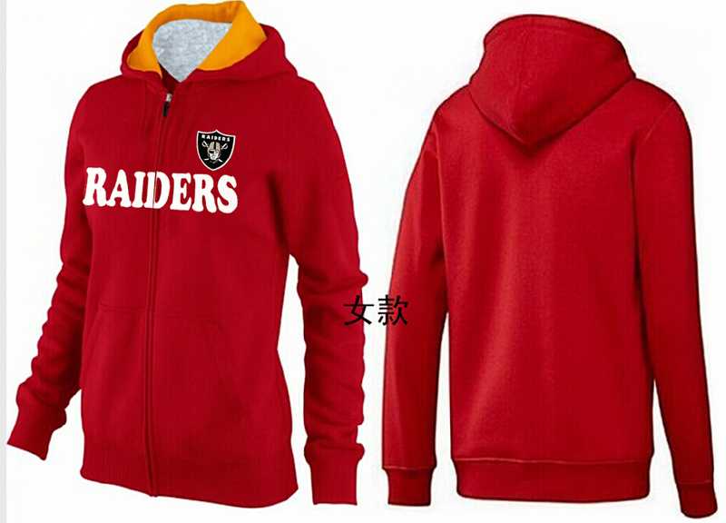 Womens Oakland Raiders Team Logo 2015 Full Zip Hoodie-20,We sell and wholesale Womens Oakland Raiders Team Logo 2015 Full Zip Hoodie-20 on line form chian!