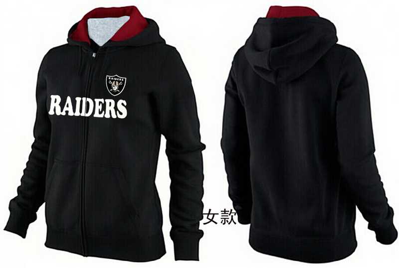 Womens Oakland Raiders Team Logo 2015 Full Zip Hoodie-21,We sell and wholesale Womens Oakland Raiders Team Logo 2015 Full Zip Hoodie-21 on line form chian!