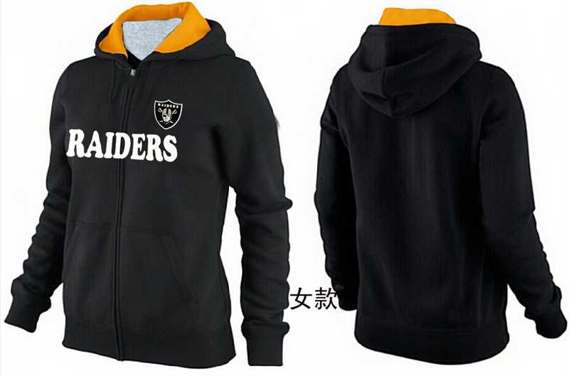 Womens Oakland Raiders Team Logo 2015 Full Zip Hoodie-26,We sell and wholesale Womens Oakland Raiders Team Logo 2015 Full Zip Hoodie-26 on line form chian!