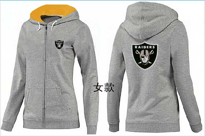 Womens Oakland Raiders Team Logo 2015 Full Zip Hoodie-27,We sell and wholesale Womens Oakland Raiders Team Logo 2015 Full Zip Hoodie-27 on line form chian!