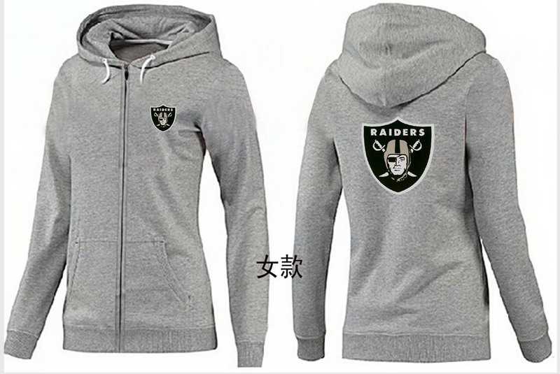 Womens Oakland Raiders Team Logo 2015 Full Zip Hoodie-28,We sell and wholesale Womens Oakland Raiders Team Logo 2015 Full Zip Hoodie-28 on line form chian!