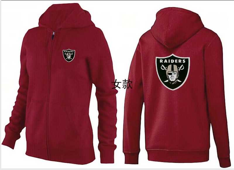 Womens Oakland Raiders Team Logo 2015 Full Zip Hoodie-31,We sell and wholesale Womens Oakland Raiders Team Logo 2015 Full Zip Hoodie-31 on line form chian!