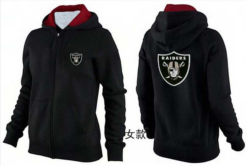 Womens Oakland Raiders Team Logo 2015 Full Zip Hoodie-40,We sell and wholesale Womens Oakland Raiders Team Logo 2015 Full Zip Hoodie-40 on line form chian!