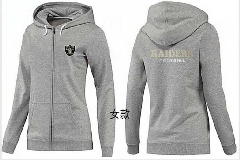 Womens Oakland Raiders Team Logo 2015 Full Zip Hoodie-44,We sell and wholesale Womens Oakland Raiders Team Logo 2015 Full Zip Hoodie-44 on line form chian!