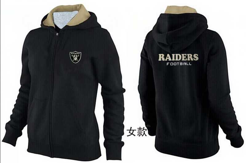 Womens Oakland Raiders Team Logo 2015 Full Zip Hoodie-55,We sell and wholesale Womens Oakland Raiders Team Logo 2015 Full Zip Hoodie-55 on line form chian!