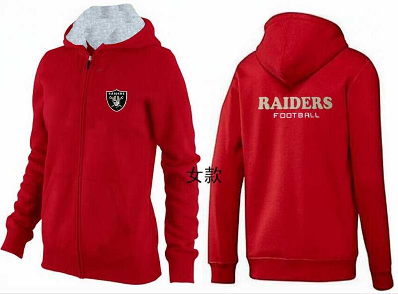 Womens Oakland Raiders Team Logo 2015 Full Zip Hoodie-59,We sell and wholesale Womens Oakland Raiders Team Logo 2015 Full Zip Hoodie-59 on line form chian!