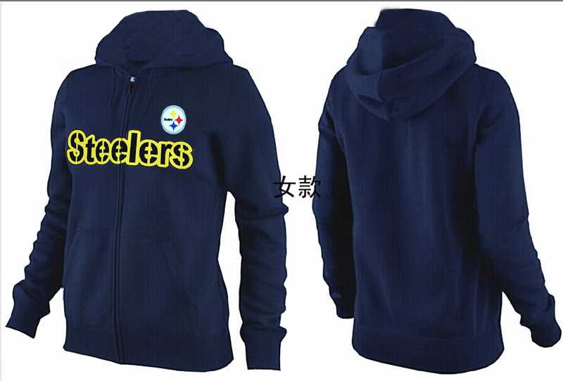 Womens Pittsburgh Steelers Team Logo 2015 Full Zip Hoodie-11,We sell and wholesale Womens Pittsburgh Steelers Team Logo 2015 Full Zip Hoodie-11 on line form chian!