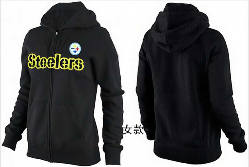 Womens Pittsburgh Steelers Team Logo 2015 Full Zip Hoodie-12,We sell and wholesale Womens Pittsburgh Steelers Team Logo 2015 Full Zip Hoodie-12 on line form chian!