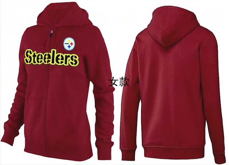 Womens Pittsburgh Steelers Team Logo 2015 Full Zip Hoodie-14,We sell and wholesale Womens Pittsburgh Steelers Team Logo 2015 Full Zip Hoodie-14 on line form chian!