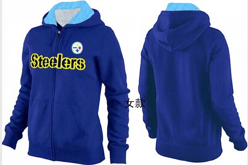 Womens Pittsburgh Steelers Team Logo 2015 Full Zip Hoodie-15,We sell and wholesale Womens Pittsburgh Steelers Team Logo 2015 Full Zip Hoodie-15 on line form chian!