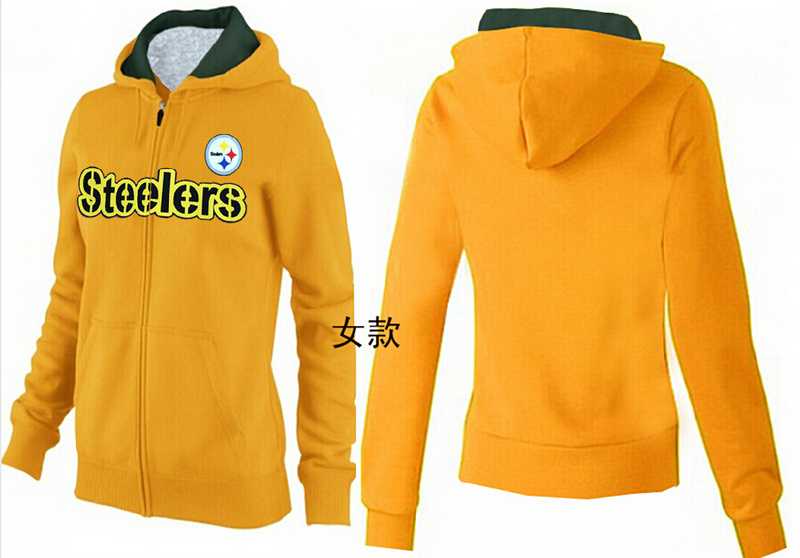 Womens Pittsburgh Steelers Team Logo 2015 Full Zip Hoodie-23,We sell and wholesale Womens Pittsburgh Steelers Team Logo 2015 Full Zip Hoodie-23 on line form chian!