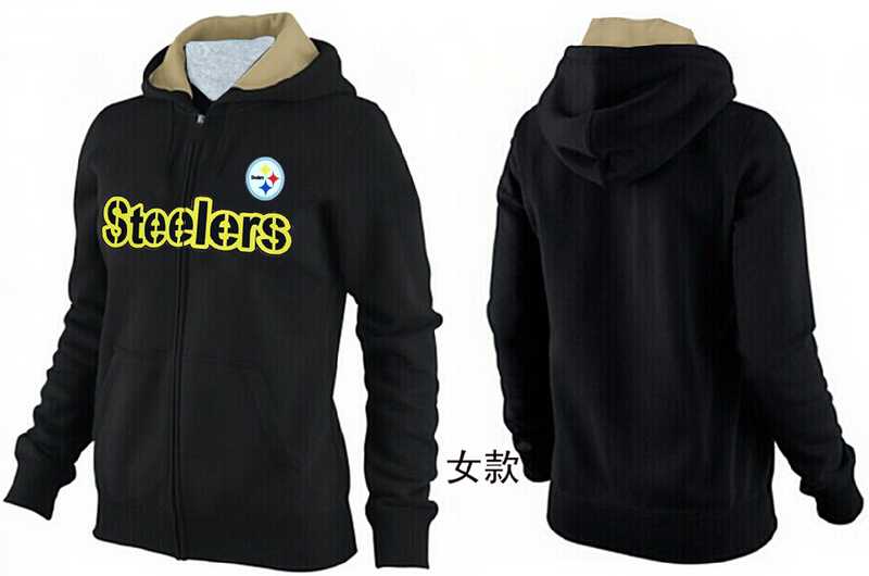 Womens Pittsburgh Steelers Team Logo 2015 Full Zip Hoodie-24,We sell and wholesale Womens Pittsburgh Steelers Team Logo 2015 Full Zip Hoodie-24 on line form chian!