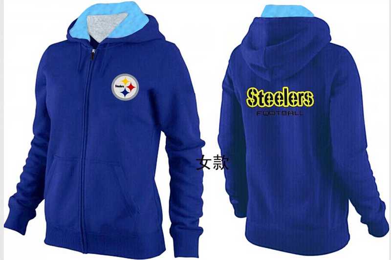Womens Pittsburgh Steelers Team Logo 2015 Full Zip Hoodie-38,We sell and wholesale Womens Pittsburgh Steelers Team Logo 2015 Full Zip Hoodie-38 on line form chian!